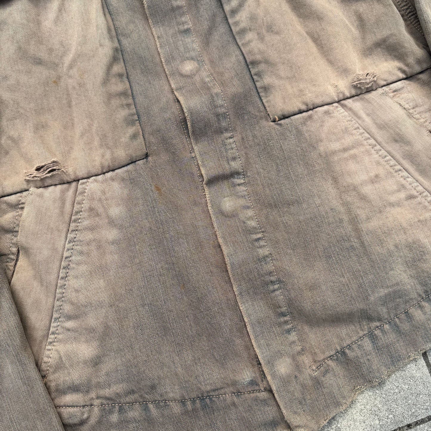 FW06 Rick Owens Mudwash Denim Jacket