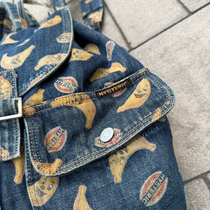Hysteric Glamour Banana Denim Backpack