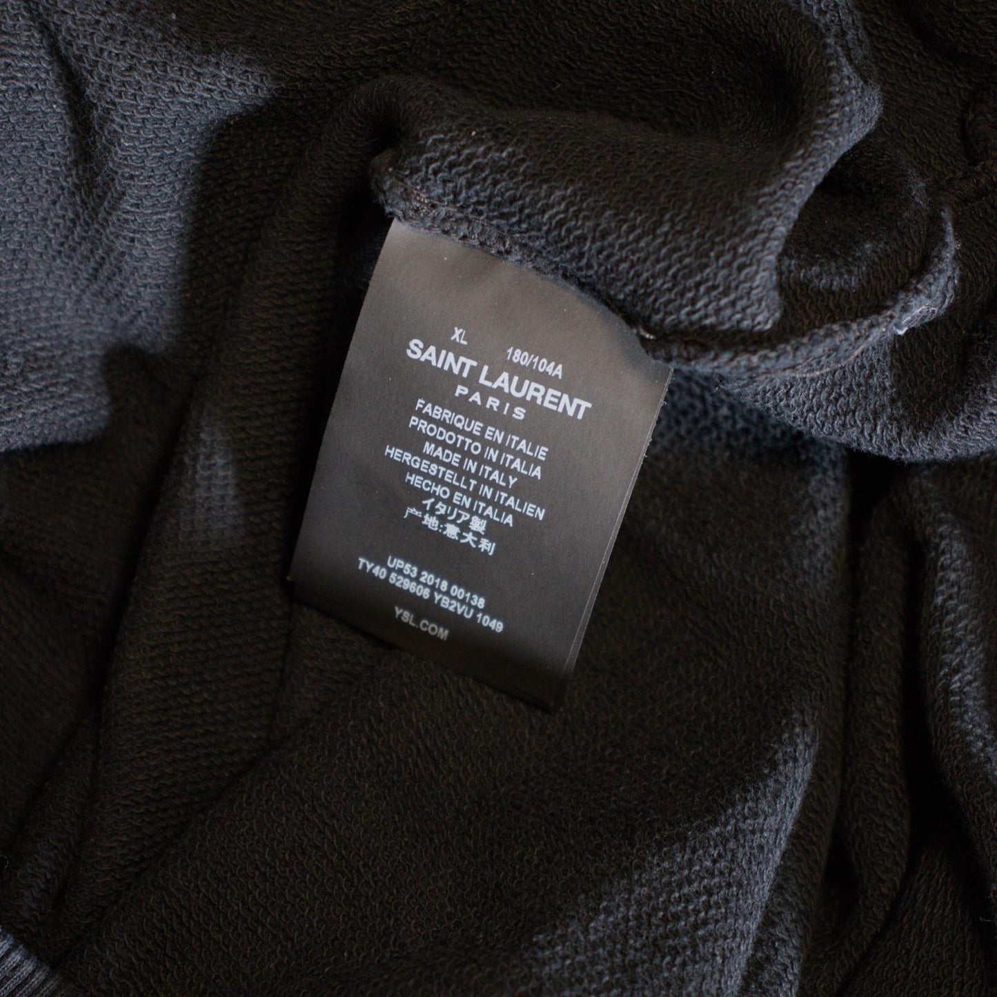 2018 Saint Laurent Paris ‘Smoking Gun’ Hoodie