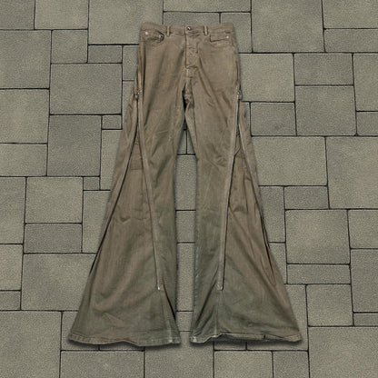 Rick Owens Waxed Pearl Bolan Banana Cut Denim