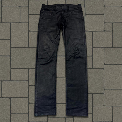 Dior Homme Black Waxed Denim