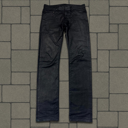 Dior Homme Black Waxed Denim