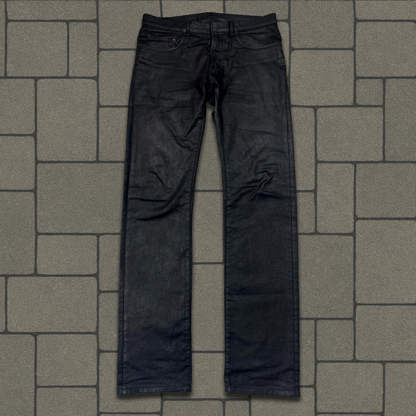 Dior Homme Black Waxed Denim