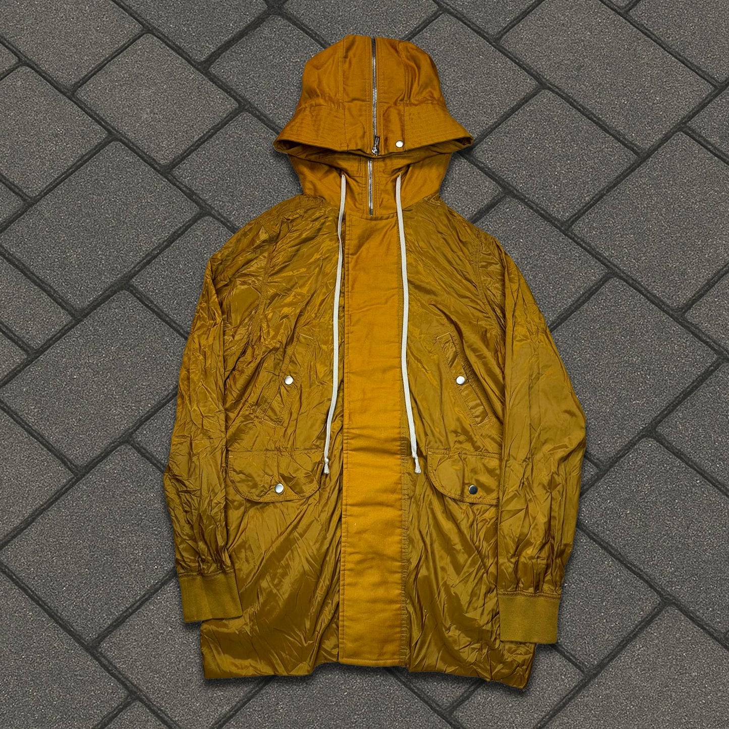 SS19 Rick Owens Orange Exploder Windbreaker