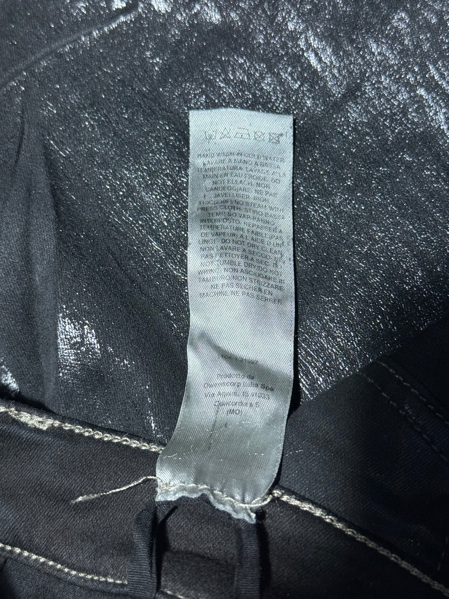 Rick Owens Waxed Bolan Denim