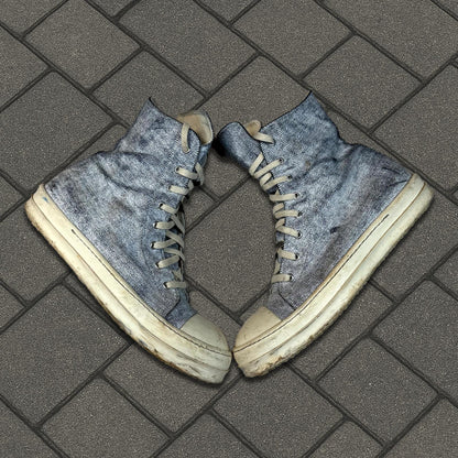 Rick Owens Drkshdw Painted White Ramones