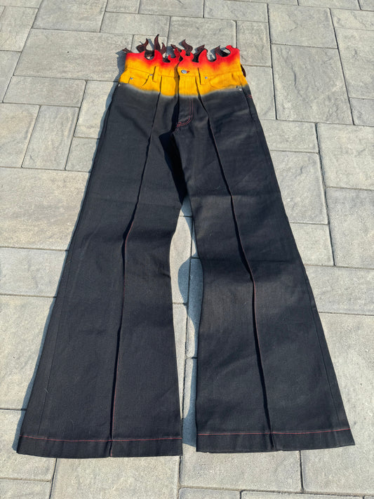 Tender Person Flame Bootcut Denim