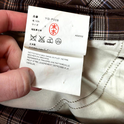 2002 Junya Watanabe Plaid Pants
