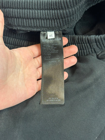 SS23 Balenciaga Black Skater Sweatpants