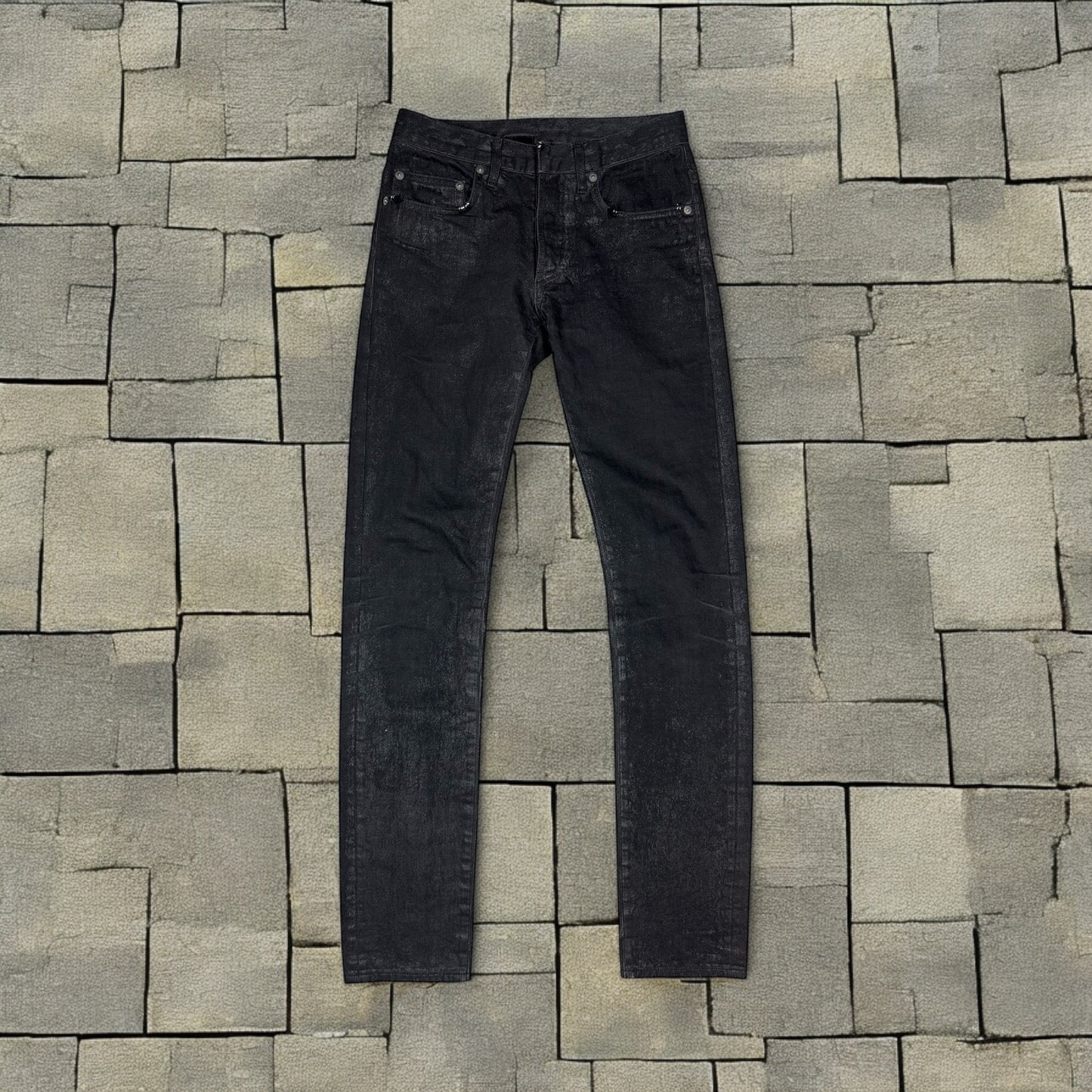 AW07 Dior Homme Coated Denim