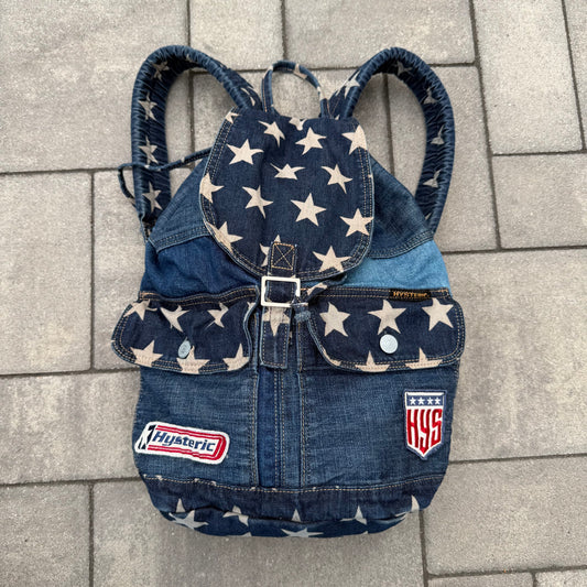 Hysteric Glamour Star Denim Backpack