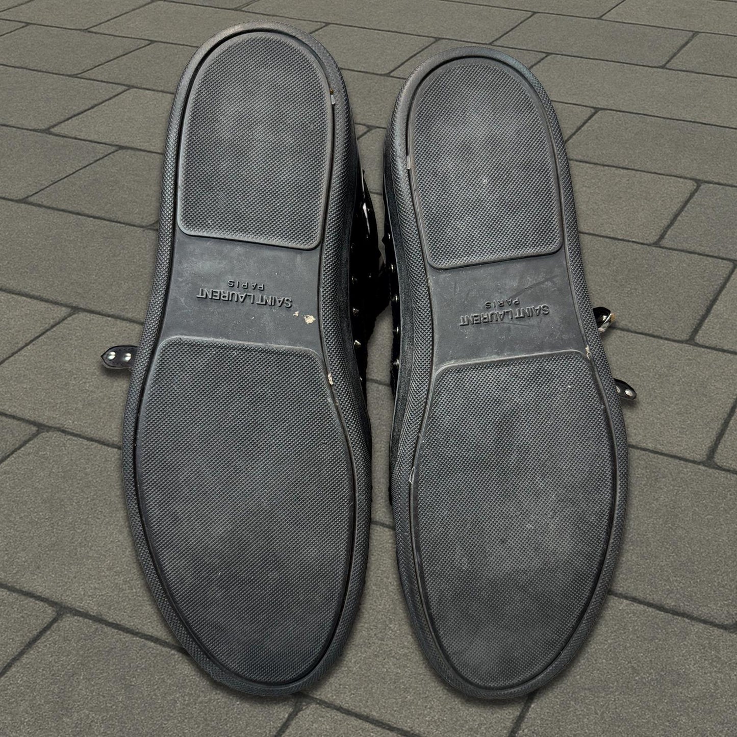 Saint Laurent Paris SL/08H Studded Strap Sneakers