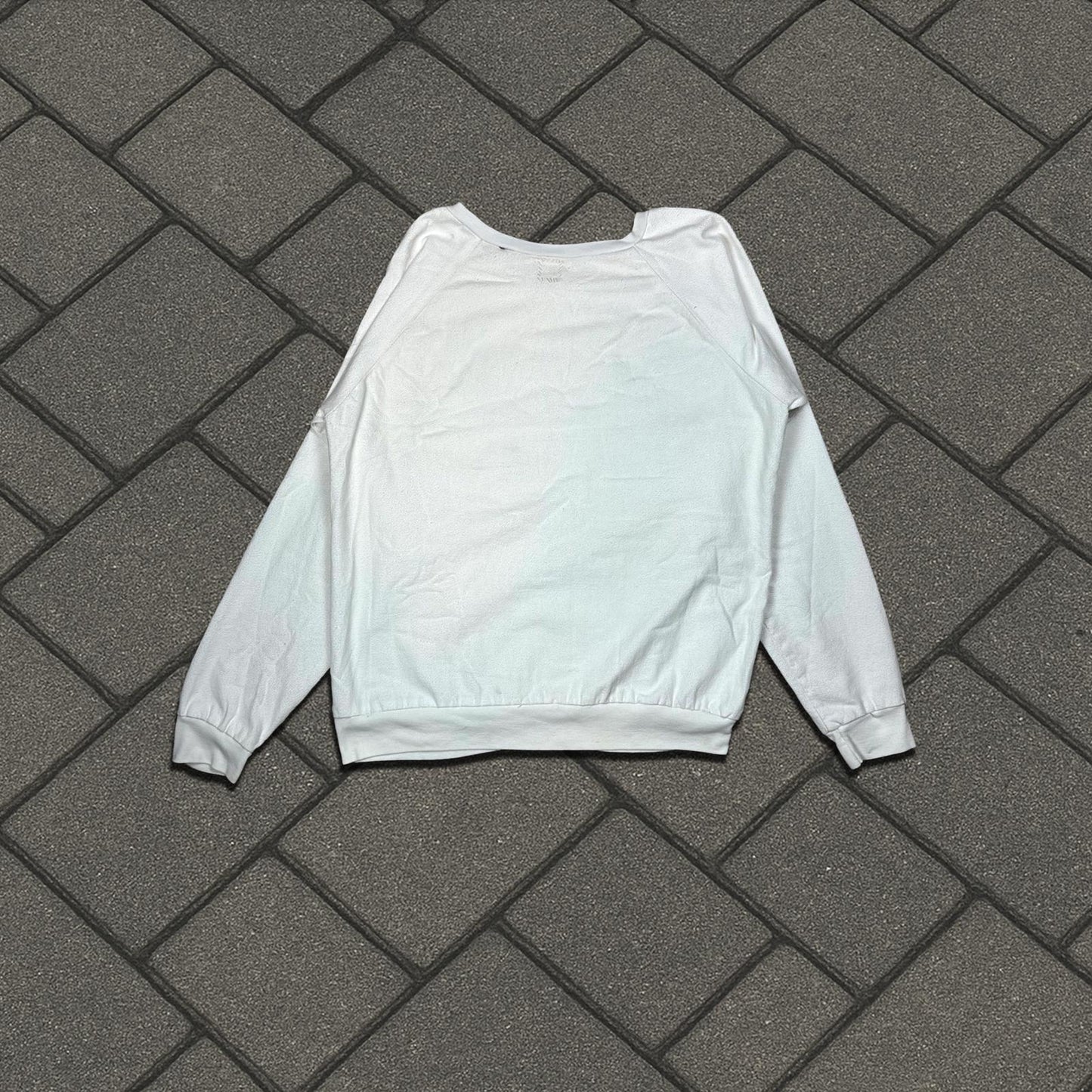 Miju Repairs White Union Jack Sweatshirt
