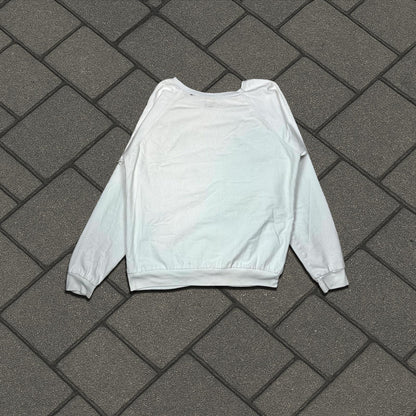 Miju Repairs White Union Jack Sweatshirt
