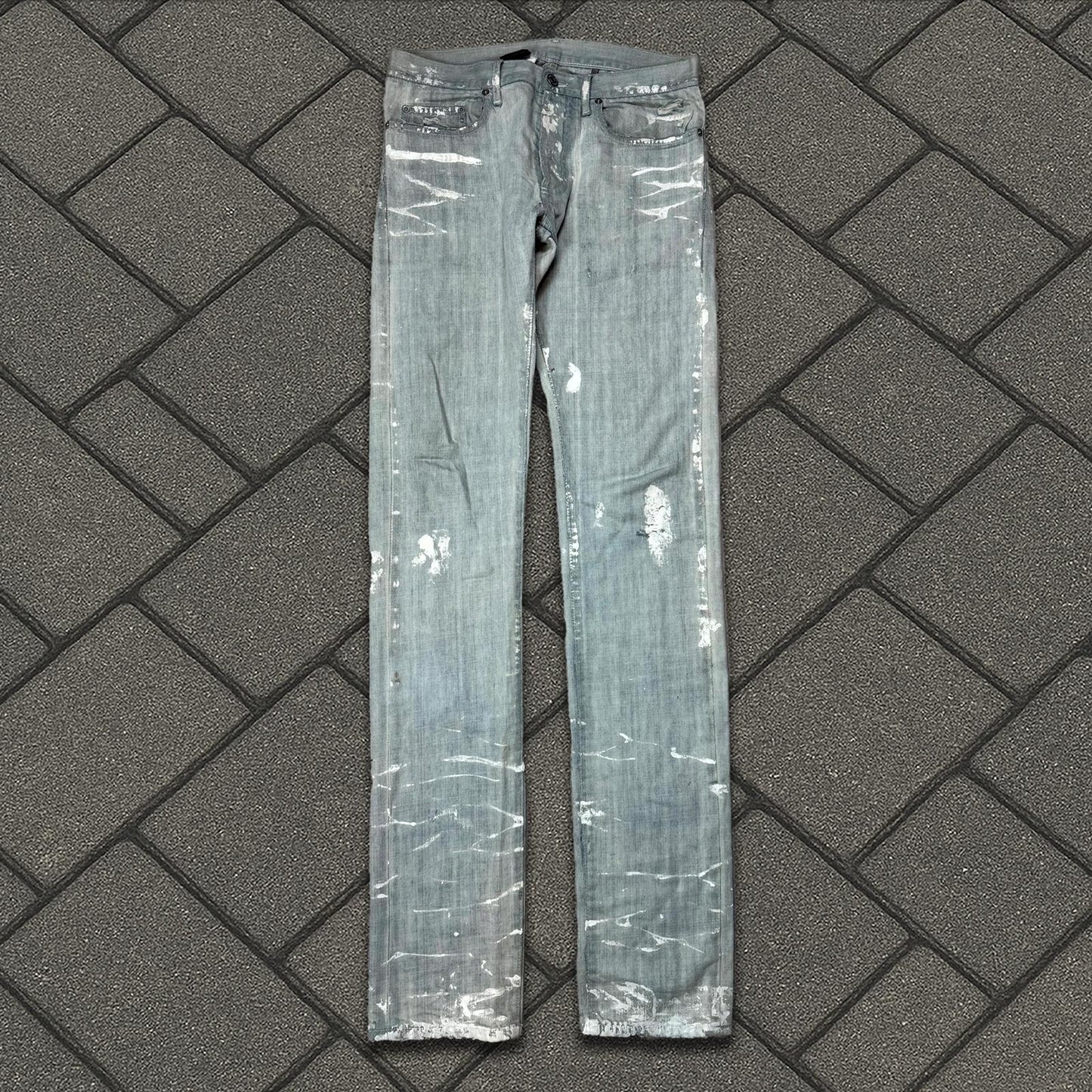 SS09 Dior Homme Paint Splatter Denim