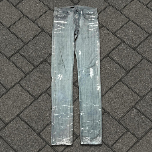 SS09 Dior Homme Paint Splatter Denim
