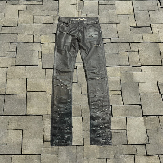 SS04 Dior Homme Strip Denim