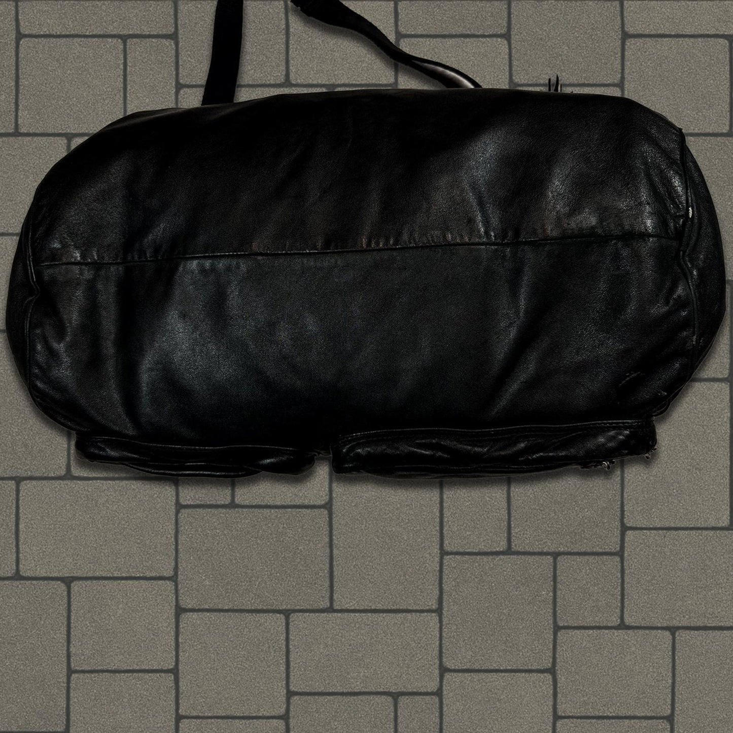 AW06 Dior Homme Leather Deville Duffel Bag