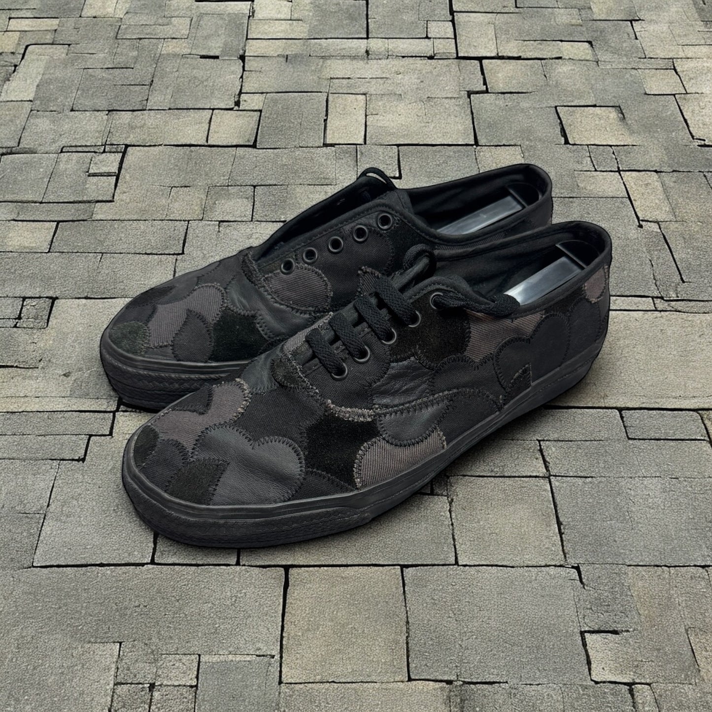 AW03 Number Nine “Touch Me Im Sick” Crying Hearts Patchwork Vans