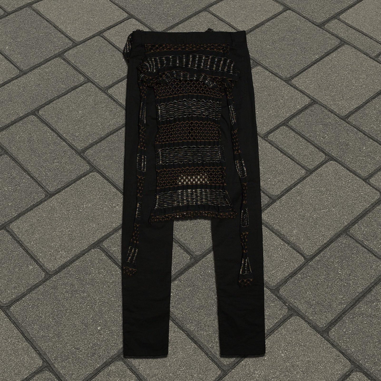 SS06 Raf Simons Knit Front Zombie Pants