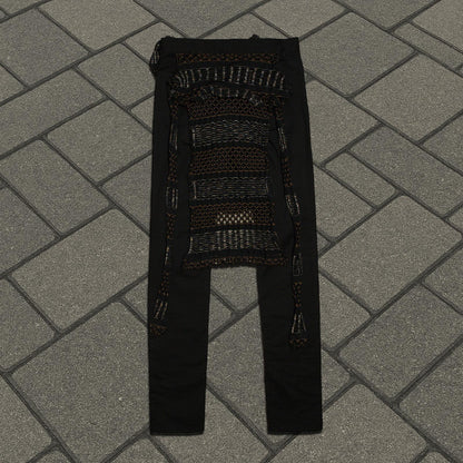 SS06 Raf Simons Knit Front Zombie Pants