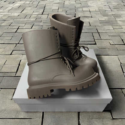 Balenciaga Brown Steroid Boots