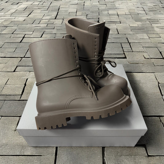 Balenciaga Brown Steroid Boots
