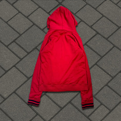 AW00 Number Nine Red Thermal Redisun Hoodie