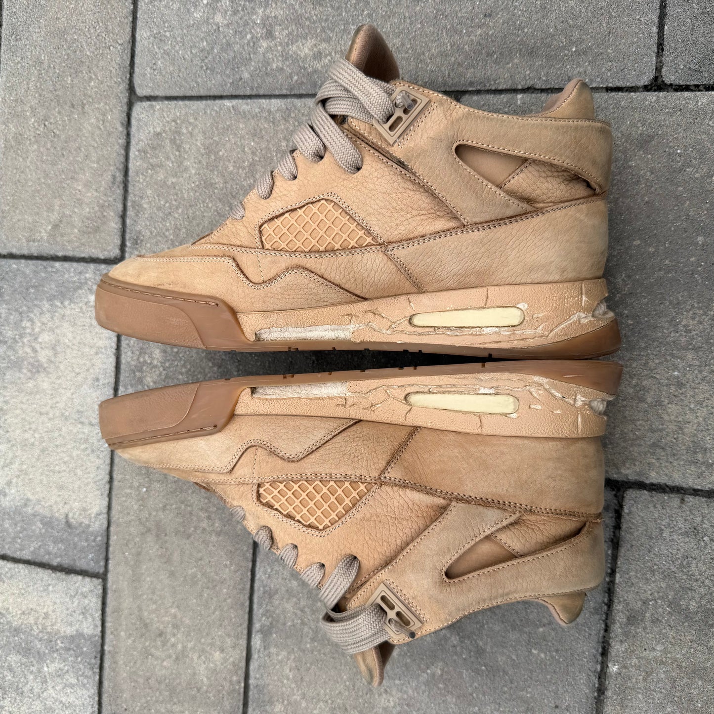 Margiela DDSTCK Mid Cream/Tan Sneaker