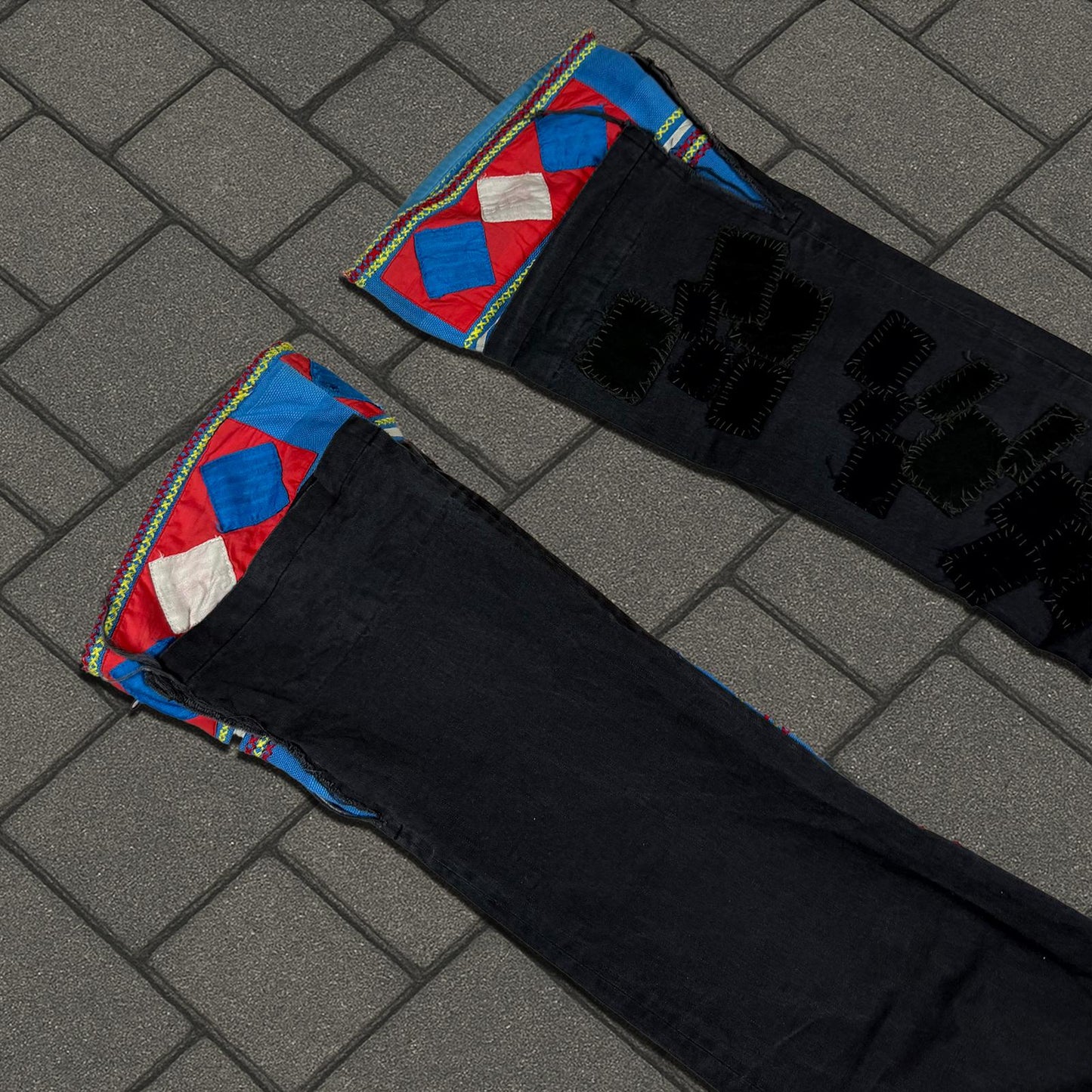 SS03 Undercover Ethnic Scab Pants