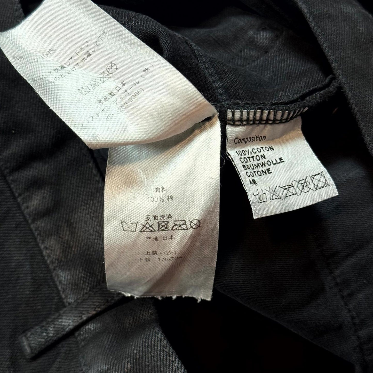 Dior Homme Black Light Wax Denim