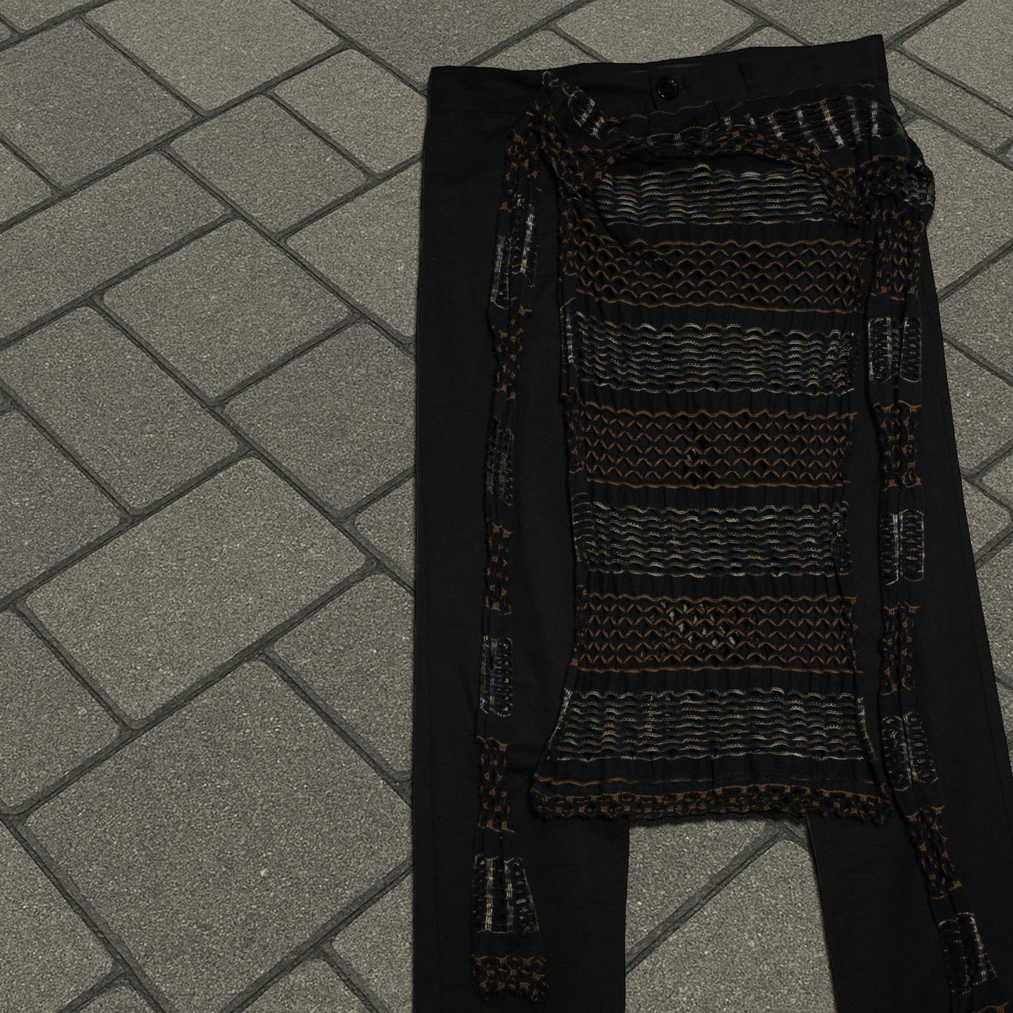 SS06 Raf Simons Knit Front Zombie Pants