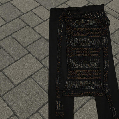 SS06 Raf Simons Knit Front Zombie Pants