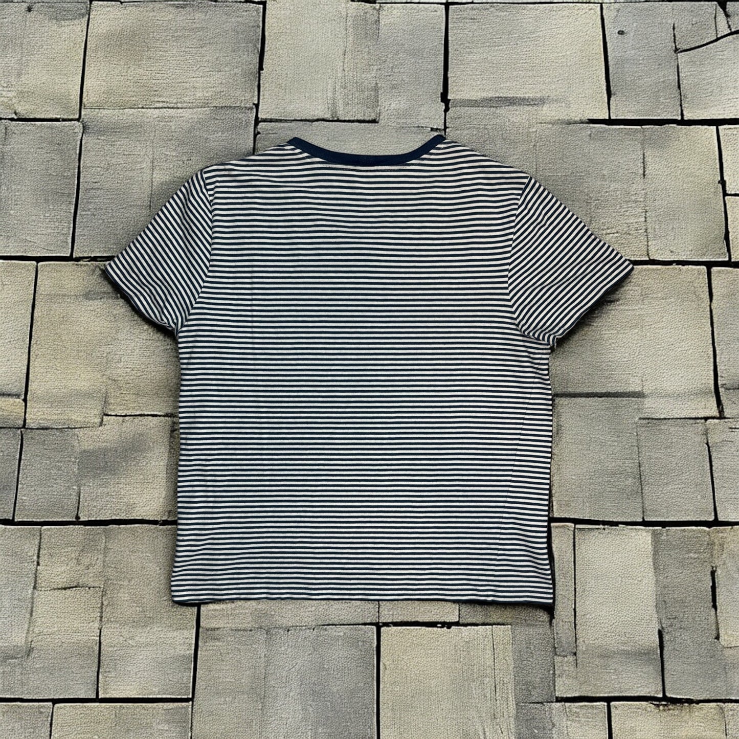 Celine Blue Striped Tee Shirt
