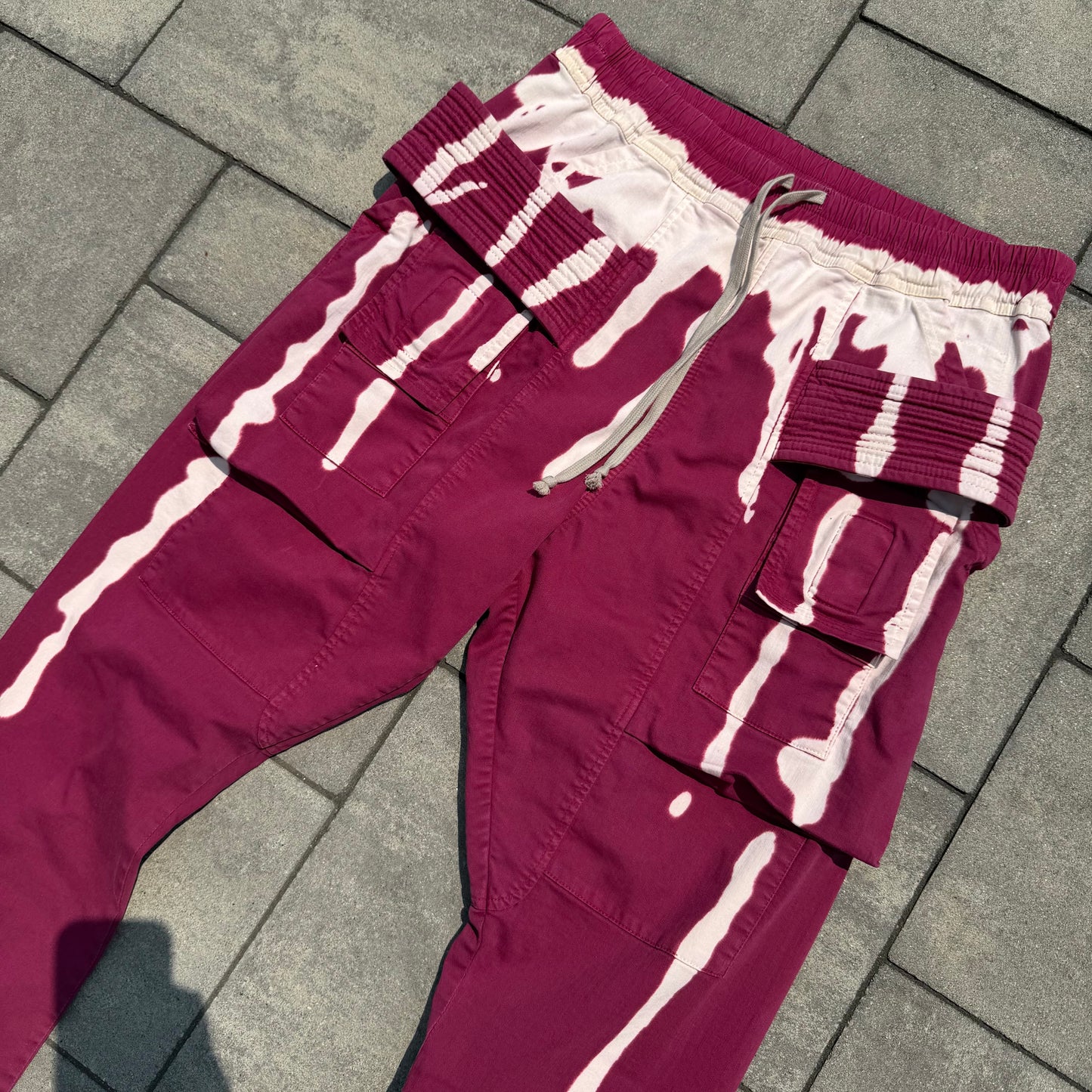 Rick Owens Sample Fuschia Vomit Creatch Cargo