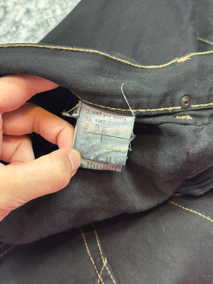 SS07 “Wishbone” Rick Owens Black Spiral Denim
