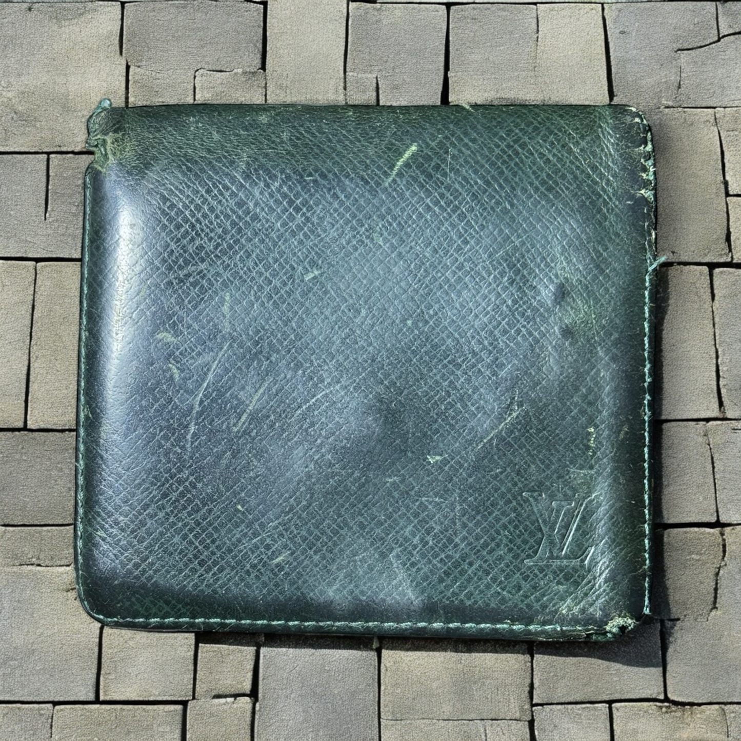 Louis Vuitton Green Bifold Wallet