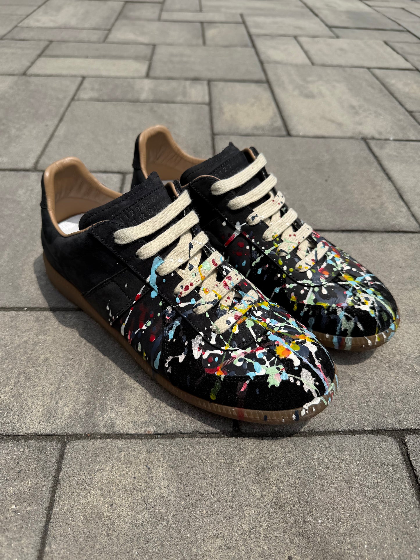 Maison Margiela Paint Splatter Gat Sneaker