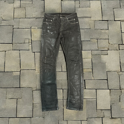 Rick Owens Waxed Detroit Cut Denim