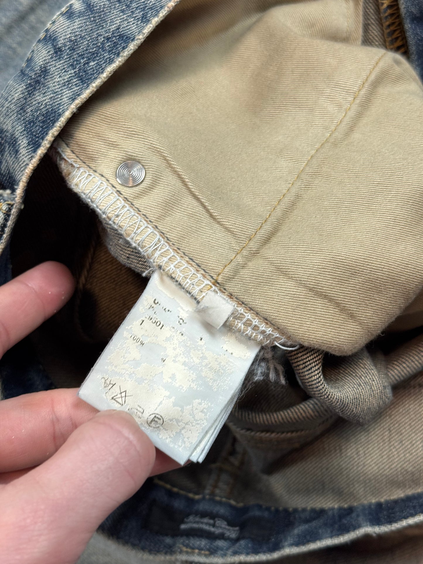 SS10 Undercover Blue Yarn 68 Denim