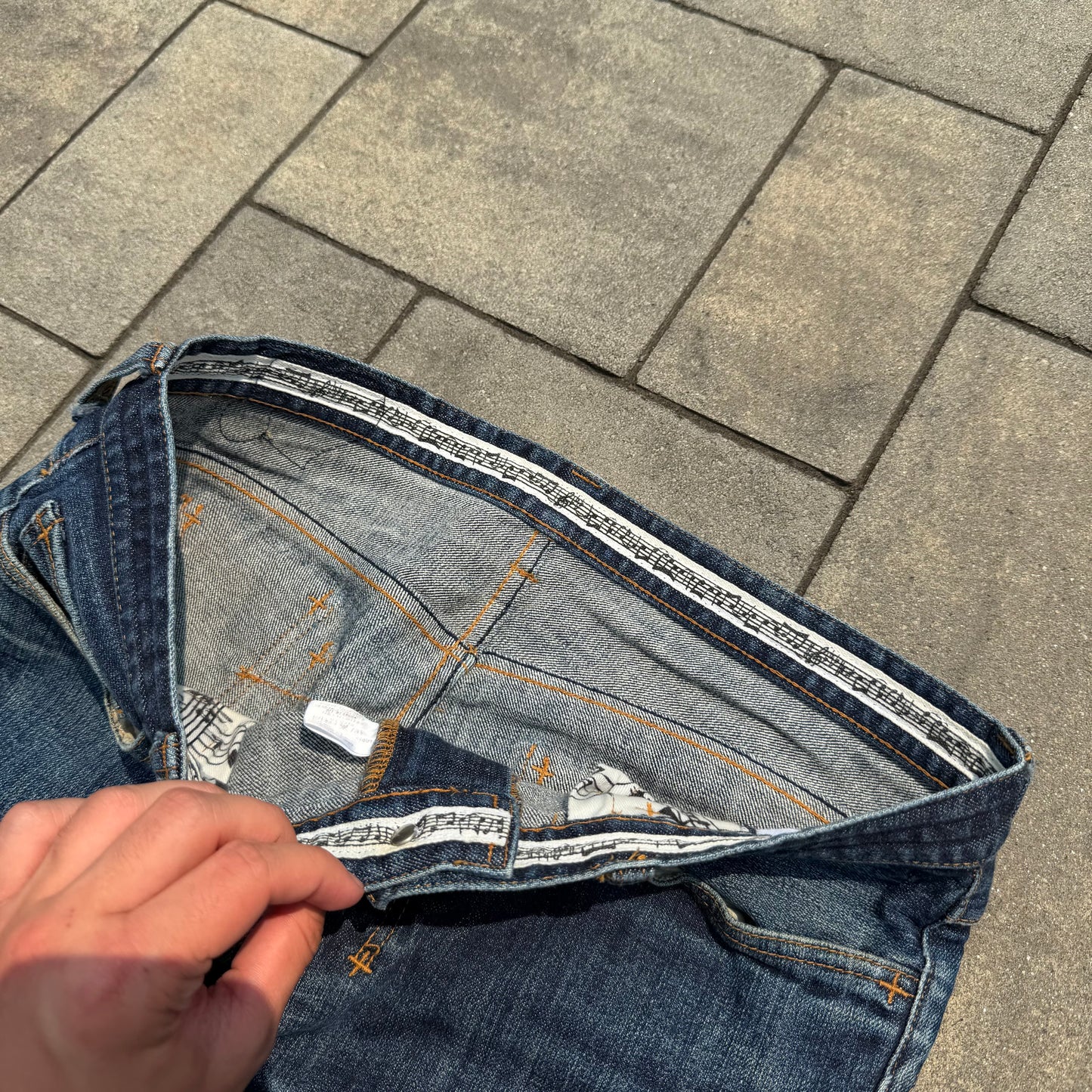 SS07 Number Nine Pain Denim