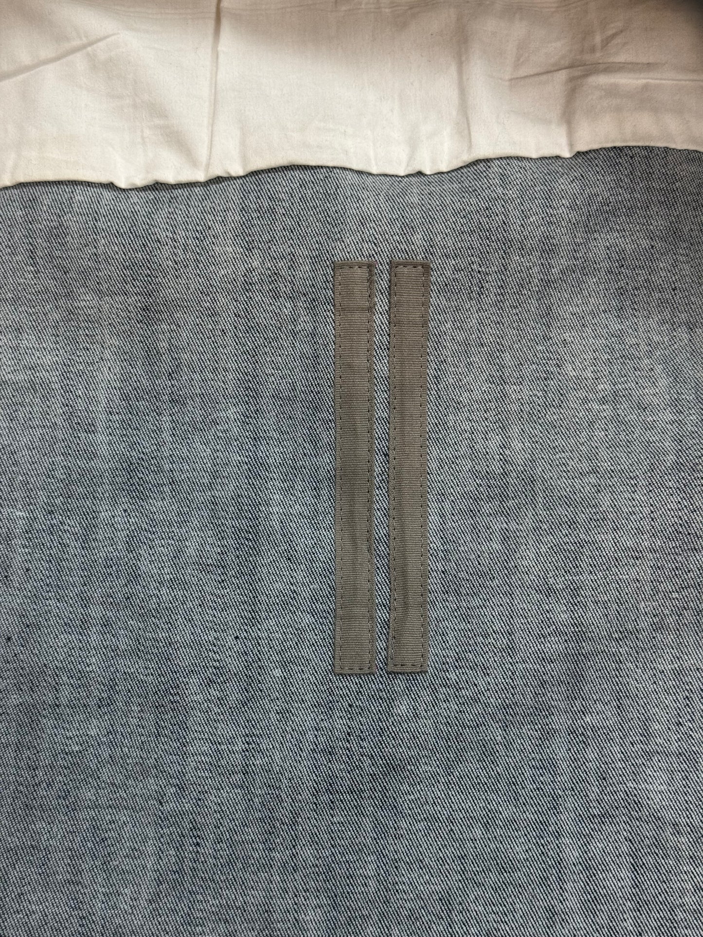 SS21 Rick Owens Waxed Denim Jacket