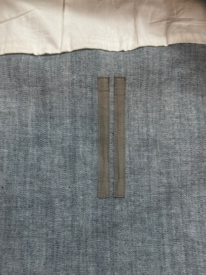 SS21 Rick Owens Waxed Denim Jacket