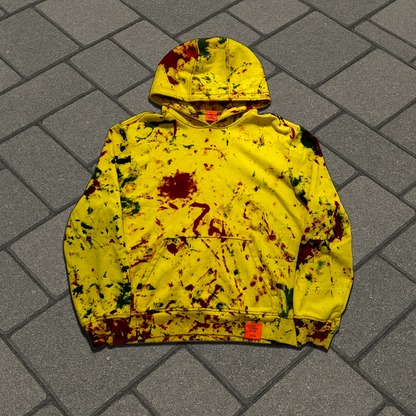 2018 Sterling Ruby Yellow Soto Bleach Hoodie