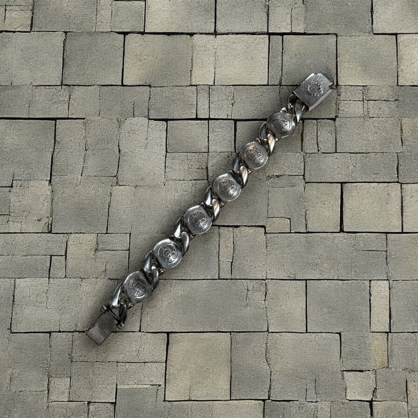 Chrome Hearts XL Fleur Link Bracelet