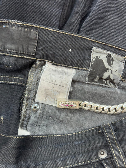 Rick Owens Olmar & Mirta Foil Denim