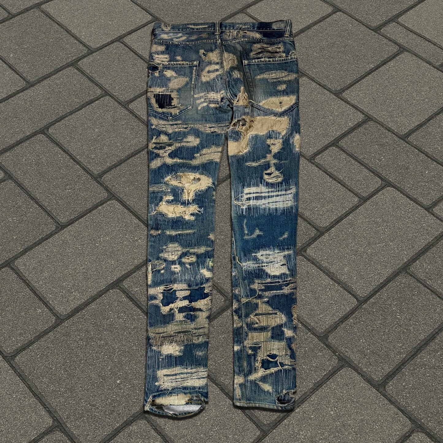AW05 Undercover Blue 'Arts & Crafts' 85 Denim
