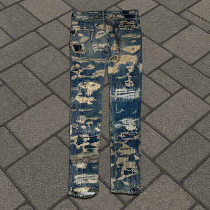 AW05 Undercover Blue 'Arts & Crafts' 85 Denim