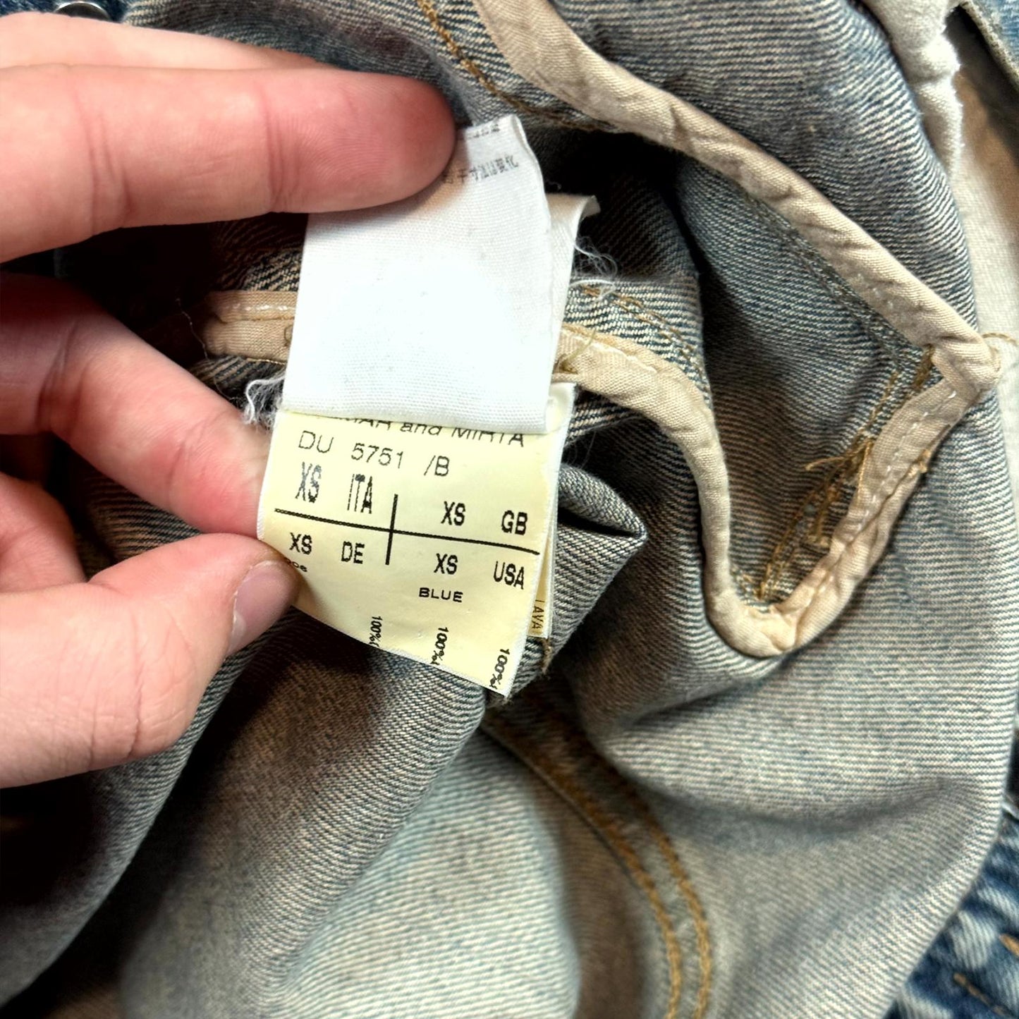 AW06 Rick Owens Mudwash Denim Jacket