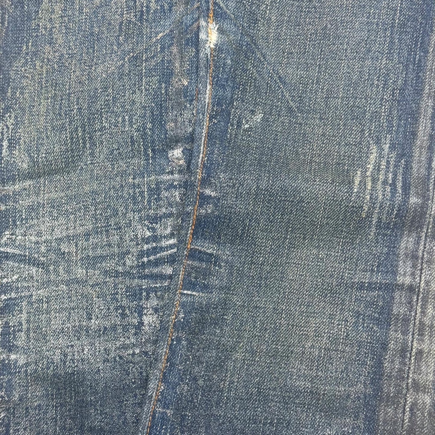 SS07 Dior Homme Blue Waxed Luster Denim